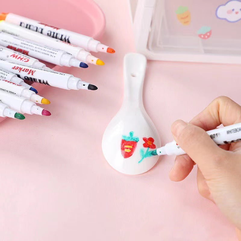 Whiteboard pennor 8-pack